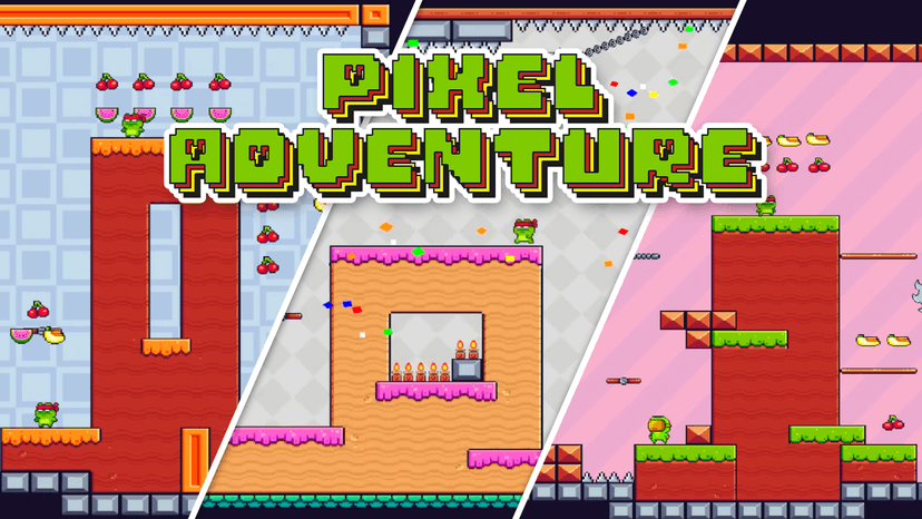 Pixel Adventure Multiplayer Platformer Game