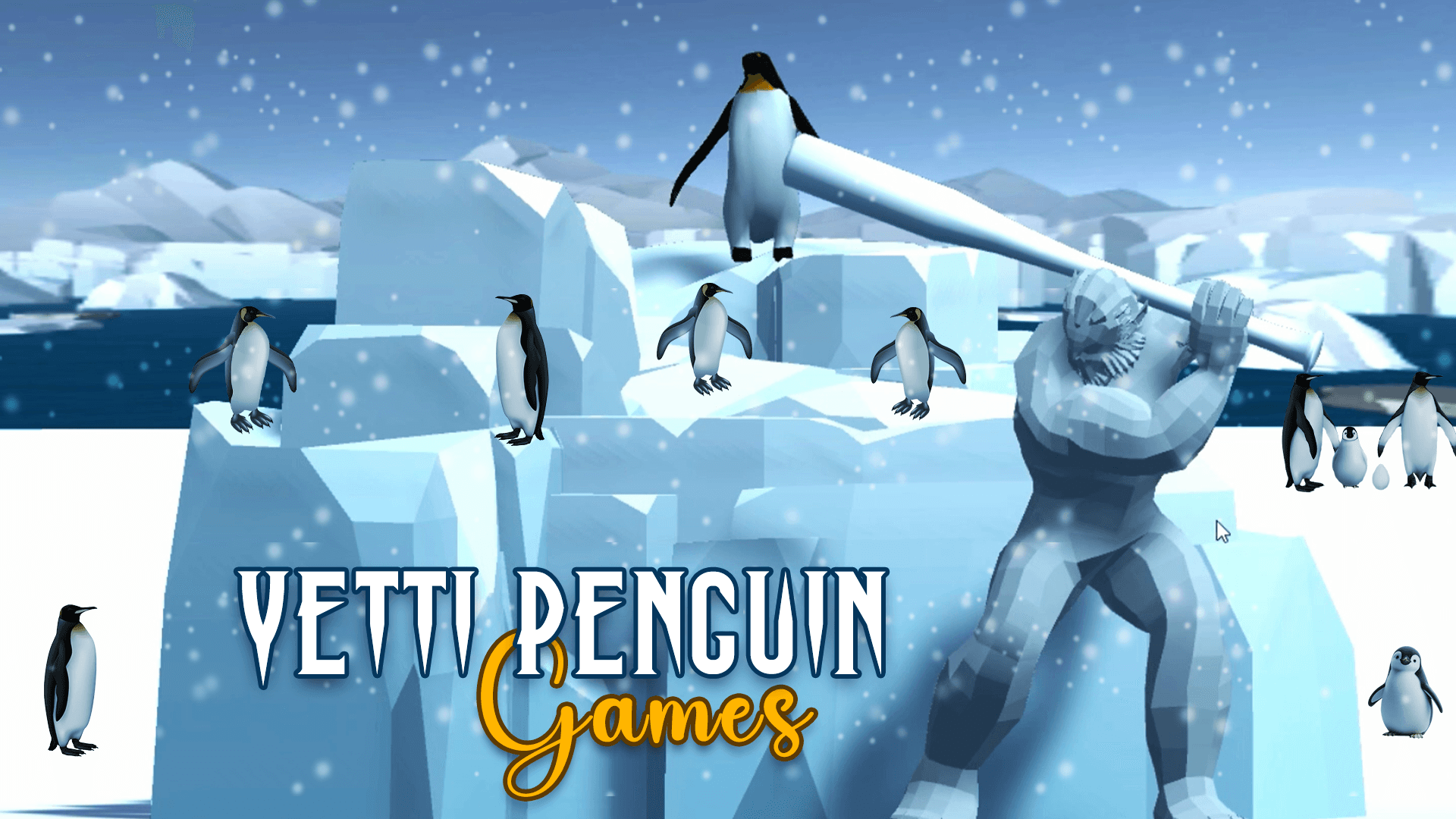 Yeti Penguin Hit Game